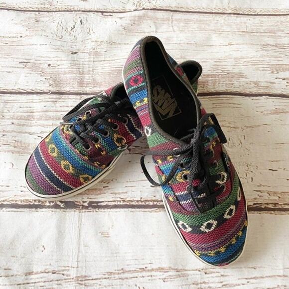 Vans Shoes - VANS Mexican Blanket Serape Womens Shoes Sz 6